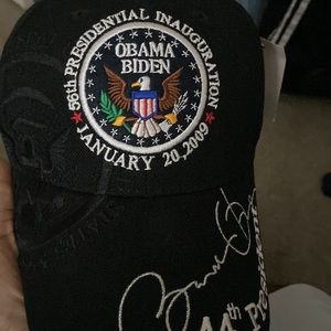 56th Presidential Inauguration Barack Obama Autographed Hat